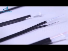 Cáp thả FTTH ngoài trời tùy chỉnh G657A1 G657A2 Loại màu đen