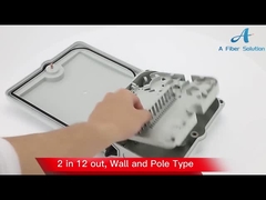 Hộp đầu cuối sợi quang IP65, Hộp cáp thả FTTH Màu đen