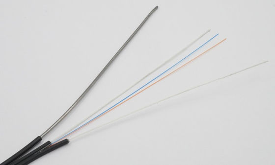 Cáp thả sợi quang FTTH 2 lõi ngoài trời với thành viên sức mạnh FRP