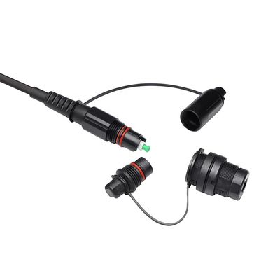 Giải pháp FTTH chống nước IP68, Dây cáp quang SC APC với đầu nối Optitap