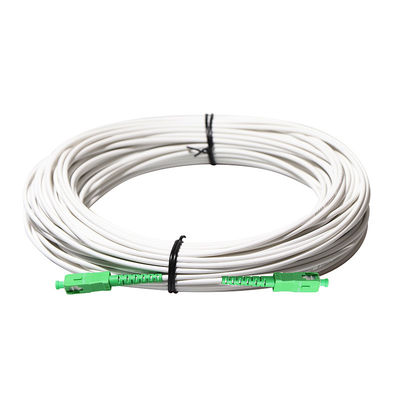 Cáp thả quang FTTH màu trắng với đầu nối SC FC OEM ODM