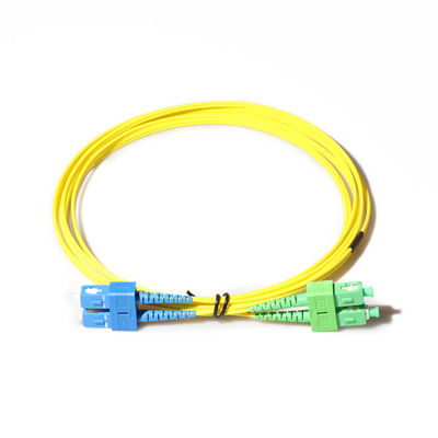Dây nối cáp quang SM DX SC APC đến LC UPC có clip Tuân thủ RoHS