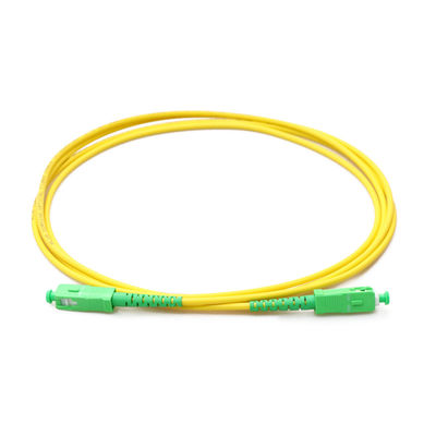 Dây nối cáp quang SM DX SC APC đến LC UPC có clip Tuân thủ RoHS
