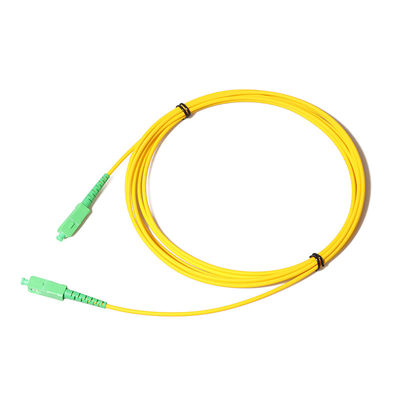 Dây nối cáp quang G657a2 màu trắng SC APC đến SC APC Singlemode 3m