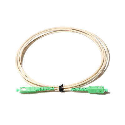 Dây nối cáp quang G657a2 màu trắng SC APC đến SC APC Singlemode 3m