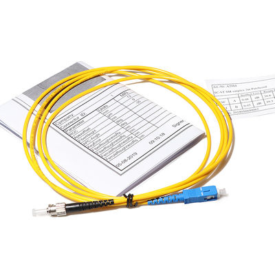 Dây nối cáp quang G657a2 màu trắng SC APC đến SC APC Singlemode 3m