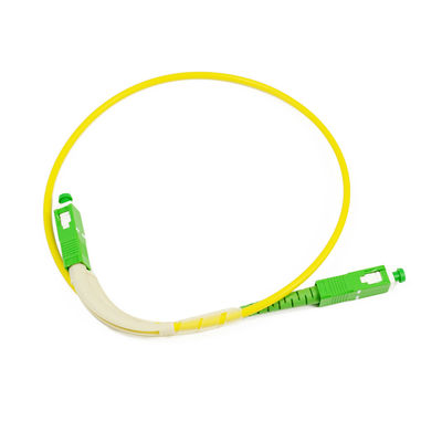 Cáp dây cáp quang SC LC 1m tùy chỉnh với khởi động góc 90 độ