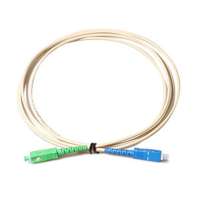 Dây cáp quang SC APC 2 mm Chế độ đơn Simplex cho hệ thống FTTH
