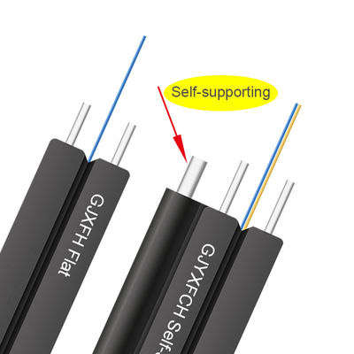 Mới 2,4 Cáp thả sợi quang ftth Hình 8 Cáp thả quang ngoài trời GYXTC8Y GYXTC8H tự hỗ trợ