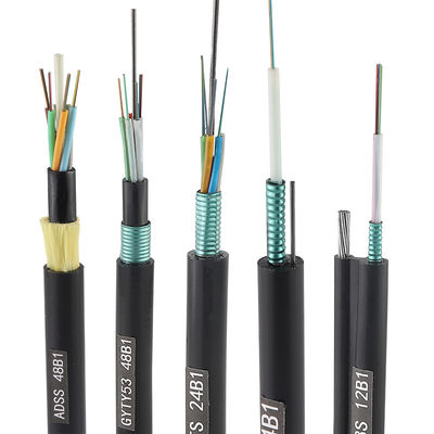 GYFTY 12 24 36 48 72 96 144 288 Core G652D Chế độ đơn Cáp quang sợi lỏng bị mắc kẹt