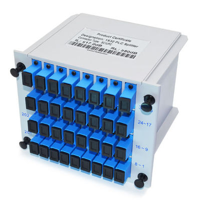Bộ chia sợi quang tùy chỉnh, Bộ chia PLC Cassette 1X32 với đầu nối SC UPC