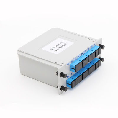 Bộ chia sợi quang SC UPC PLC 1x16 Loại băng cassette Bước sóng 1650nm
