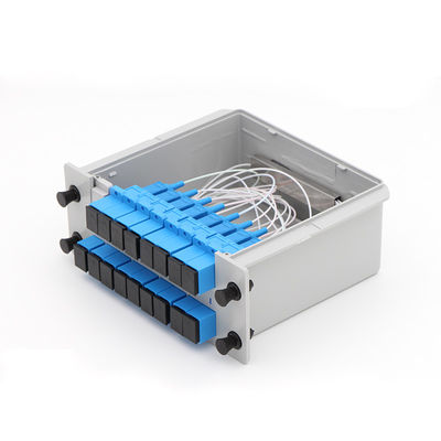 Bộ chia sợi quang SC UPC PLC 1x16 Loại băng cassette Bước sóng 1650nm