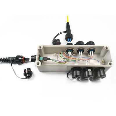 Hộp cáp quang FTTA chống nước IP67 ngoài trời với đầu nối SC ODVA MPO