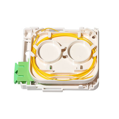 Hộp đầu cuối cáp quang FTTH 1 cổng Loại SC nhỏ cho bảng điều khiển ổ cắm trên tường
