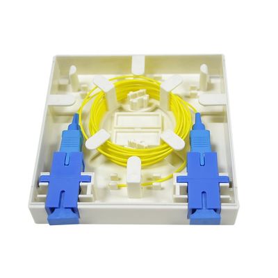 Hộp đầu cuối cáp quang 2 lõi Loại 86 cho mạng FTTH FTTB FTTX