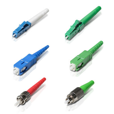 Đầu nối ST sợi quang FC LC SC cho cáp 0,9mm 2,0mm 3,0mm