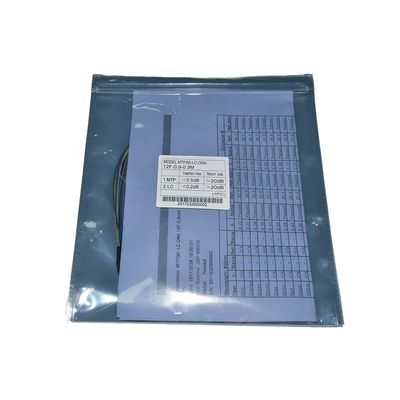 Lắp ráp cáp quang tùy chỉnh 12 lõi MPO Nam LC Fiber 0,9mm Fanout
