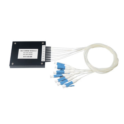 Bộ ghép kênh lọc CWDM 1260~1620 nm 1x2 DWDM cho các hệ thống thêm/thả WDM