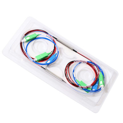Bộ chia sợi quang 1X2 FWDM DWDM 3 cổng 100G 200G cho hệ thống mạng WDM