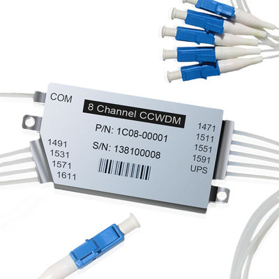 Bộ ghép kênh phân chia theo bước sóng WDM tùy chỉnh CCWDM 8CH+ Mux Demux