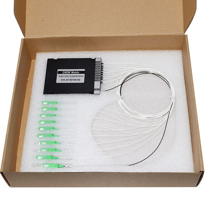 Mô-đun Demux 8 kênh Cwdm Mux quang 0,9mm Khoảng cách kênh 20nm