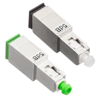 Bộ suy giảm sợi quang Simplex 2.0mm, Bộ suy giảm APC 5db SC với vật liệu nhựa kim loại