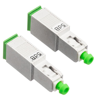 Bộ suy giảm sợi quang Simplex 2.0mm, Bộ suy giảm APC 5db SC với vật liệu nhựa kim loại