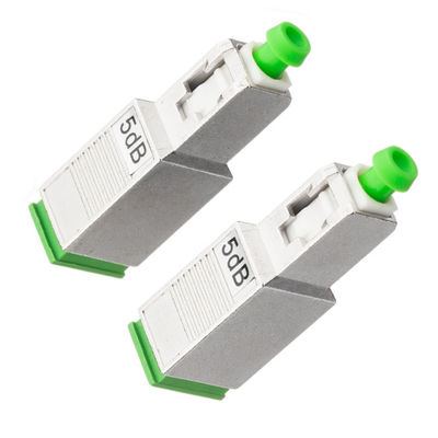 Bộ suy giảm sợi quang Simplex 2.0mm, Bộ suy giảm APC 5db SC với vật liệu nhựa kim loại