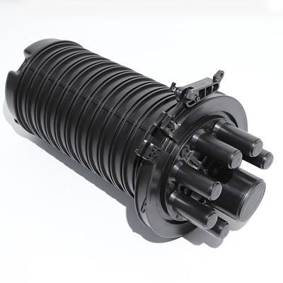 Đóng cửa mối nối sợi quang IP68, đóng cửa chung 144 lõi với loại vòm dọc