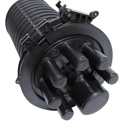 Đóng cửa mối nối sợi quang IP68, đóng cửa chung 144 lõi với loại vòm dọc