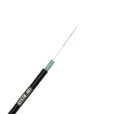 Singlemode ngoài trời tự hỗ trợ cáp quang bọc thép g652d gyxtw giá 1km với hai sứ giả thép