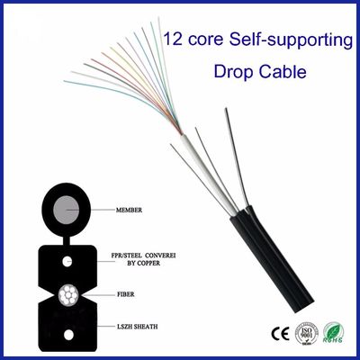 Cáp thả quang GJYXFCH FTTH chất lượng cao 6 lõi với giá tốt