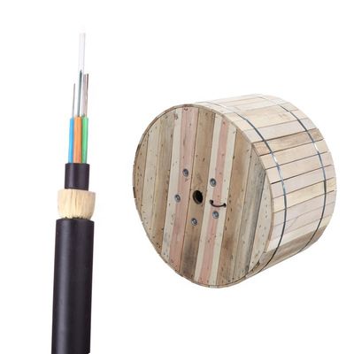 Cáp quang sợi Aramid với dây đôi có độ căng cao Áo khoác trên không Quảng cáo trên không 24 lõi