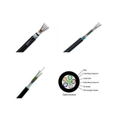 Cáp quang 12 lõi chôn trực tiếp ngoài trời G.652D có vỏ bọc PE