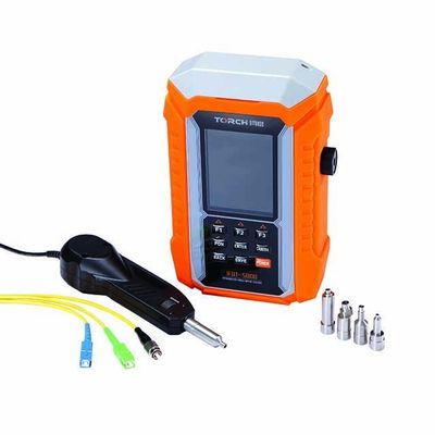 Máy đo công suất sợi quang FTTH màu cam tất cả trong một với màn hình 3,5 &quot;