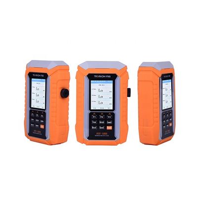Máy đo công suất sợi quang FTTH màu cam tất cả trong một với màn hình 3,5 &quot;