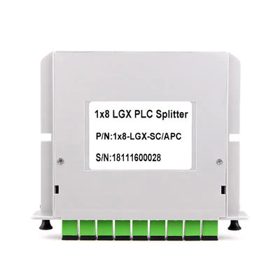 Bộ chia cáp quang PLC 8 chiều Loại 1x8 với đầu nối SC APC