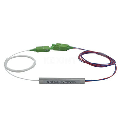 Bộ chia PLC sợi quang FTTH 1x2 Loại ống thép siêu nhỏ có đầu nối SC