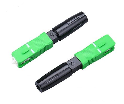 Đầu nối nhanh sợi quang tùy chỉnh SC APC với loại cáp song công Simplex