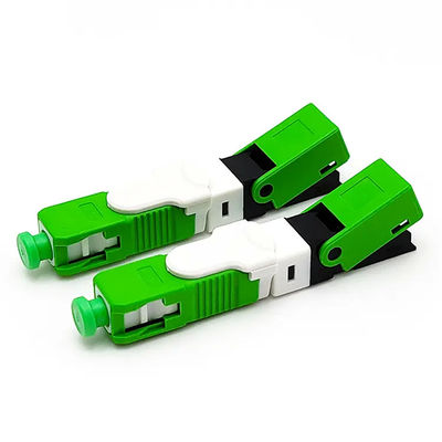Đầu nối sợi quang SC APC UPC nhanh chóng với tuân thủ RoHS ISO 9001