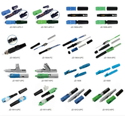 Đầu nối sợi quang SC APC Fusion Splice cho mạng FTTH FTTB FTTX