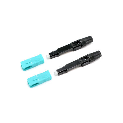 Đa chế độ kết nối nhanh sợi quang FTTH LC với màu xanh lam xanh lục