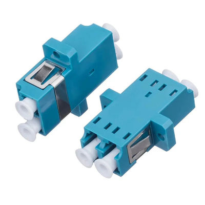 Bộ chuyển đổi song công LC sợi quang FTTH với ống bọc đồng mặt bích