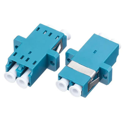 Bộ chuyển đổi song công LC sợi quang FTTH với ống bọc đồng mặt bích