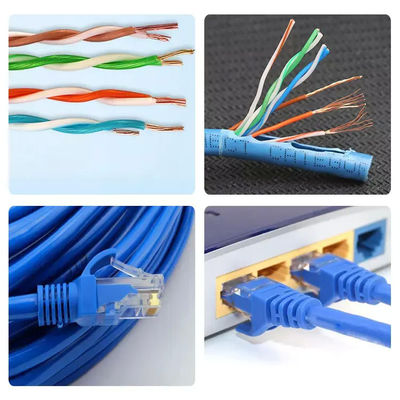 Cáp vá Ethernet Cat6A tùy chỉnh, Dây vá mỏng S FTP với chiều dài 5m 1m