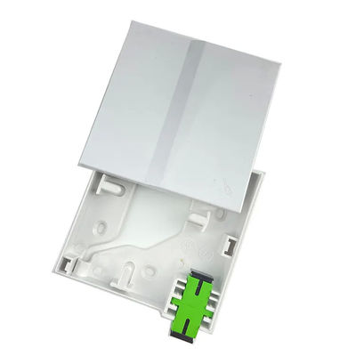 Hộp đầu cuối sợi quang 1 lõi ABS FTTH vô hình cho ổ cắm trên tường