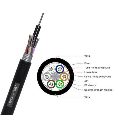 3.0mm Chiều kính ngoài trời Cáp thả sợi quang OM4 cho mạng tốc độ cao