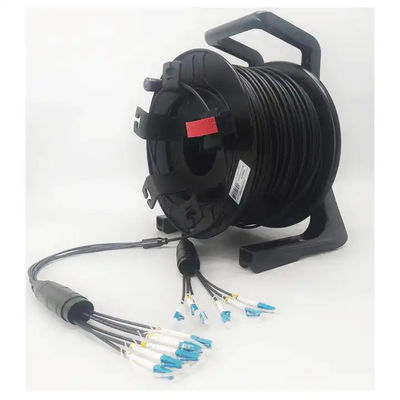 500 Meter Cáp công nghiệp tự động cuộn khẩn cấp trong nhà ngoài trời sợi quang vá